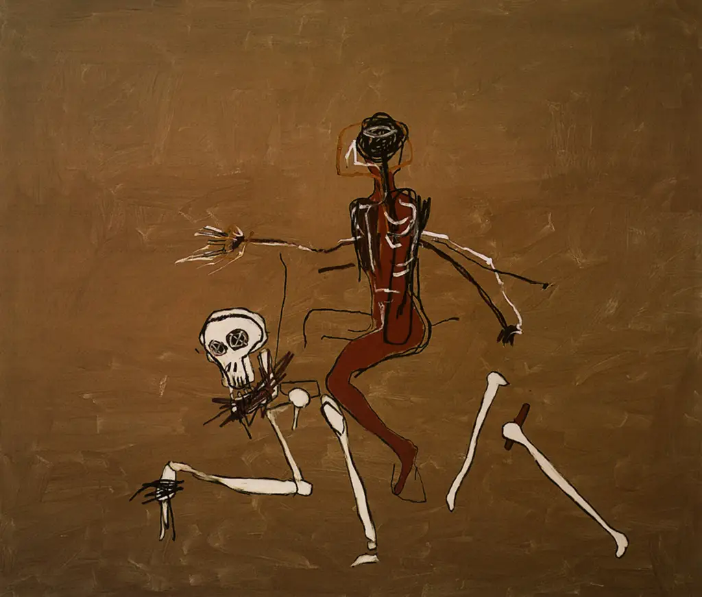 Riding with Death in Detail Jean-Michel Basquiat
